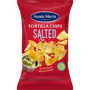 Santa Maria Tortilla Chips Salted salted corn chips 185 g