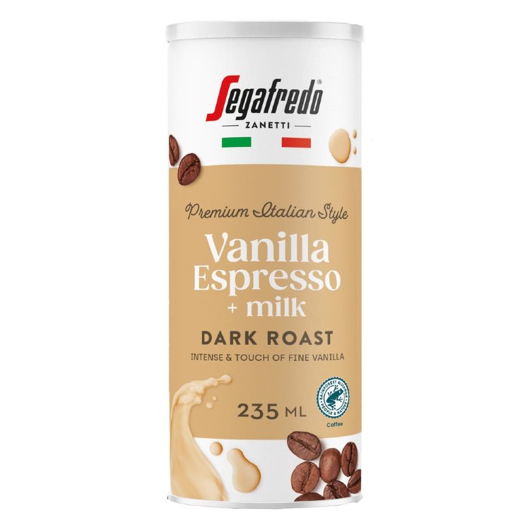 Segafredo Vanilla Espresso+Milk Milk Coffee Drink 235ml Low-lactose RAC