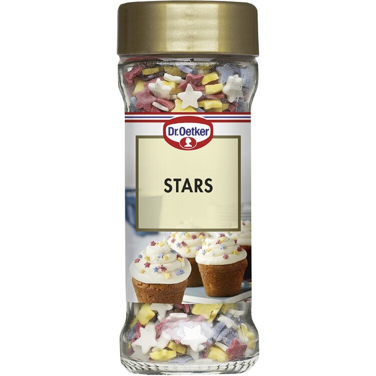 Dr. Oetker Stars Sugar Decorations 40 g