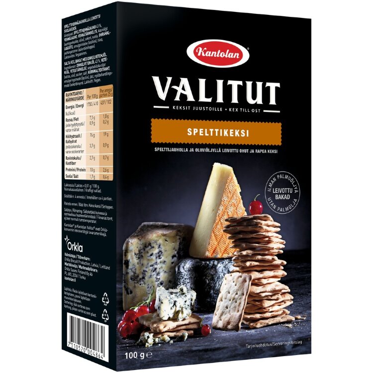 Kantola's Selected Spelt Cookie 100g