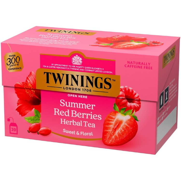 Twinings Summer Red Berries Herbal Tea 20x2g