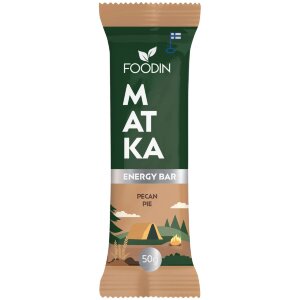 Foodin MATKA Energy Bar, Pecan Pie, 50 g
