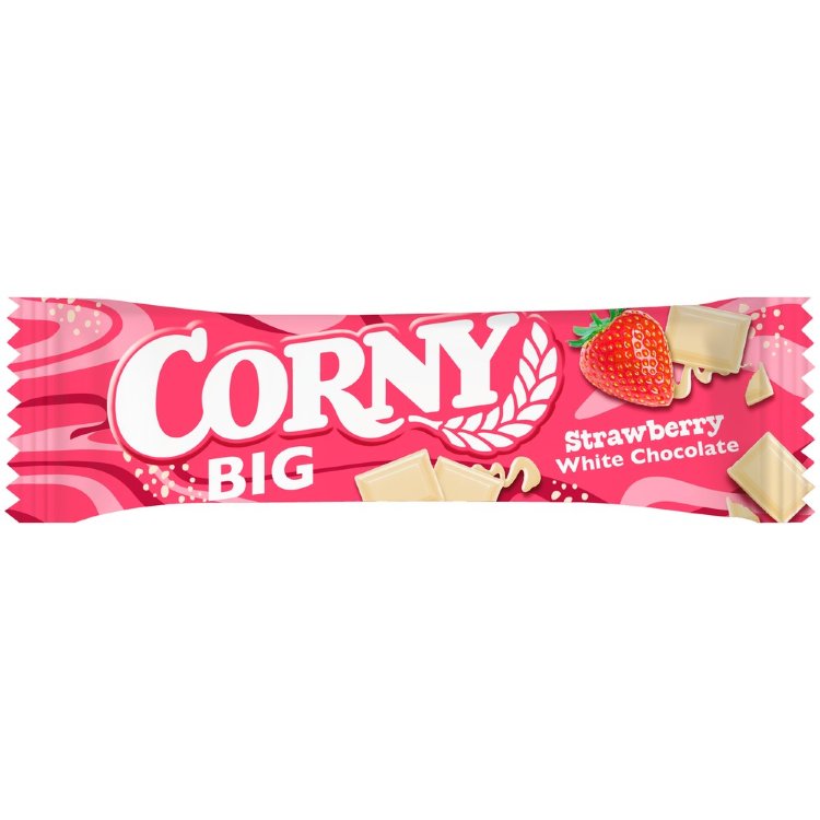 Corny BIG Strawberry White Chocolate Snack Bar 40g