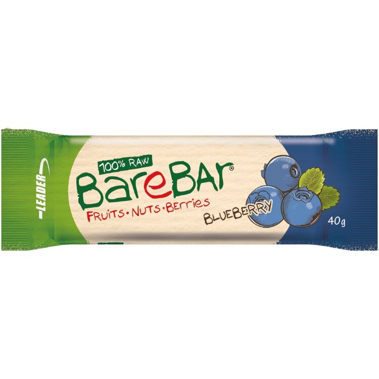 Leader BareBar Date Bar Date-Blueberry 40 g