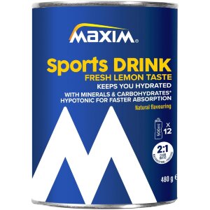 Maxim Sports Drink Fresh Lemon Lemon Sports Drink Powder 480g