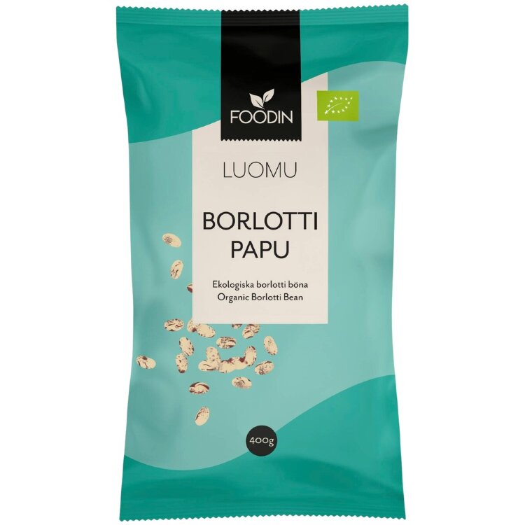 Foodin Borlotti Bean Organic 400g