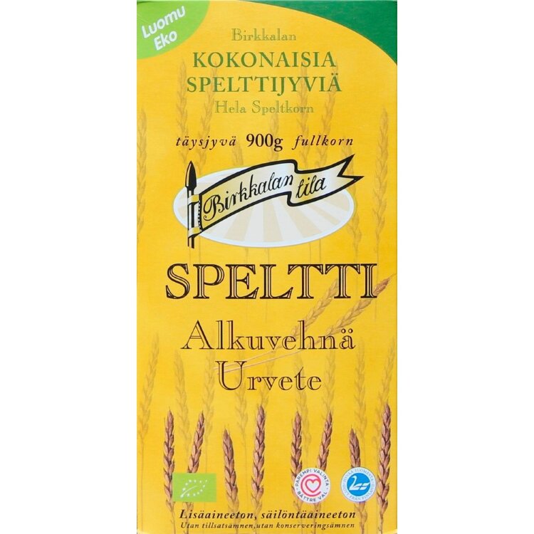 Birkkalan Farm Organic Whole Spelt Grains Whole Grain 900g