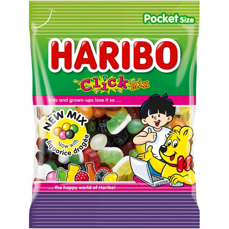 HARIBO Click Mix 80g Candy Bag