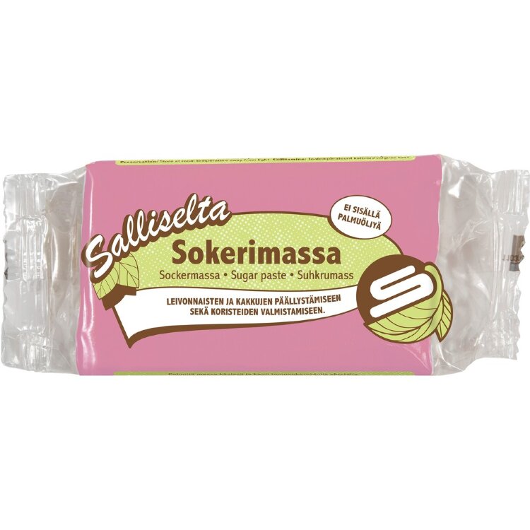 Sallinen Sugar Paste Pink 250g