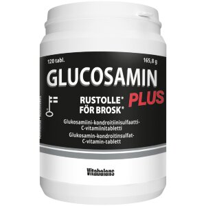 Glucosamin Plus, Glucosamine-Chondroitin Sulfate-Vitamin C, 120 tablets, Vitabalans