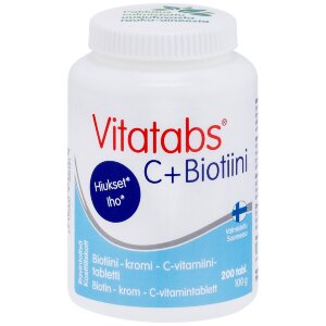 Vitatabs C + Biotin Chromium-Biotin-C Vitamin Tablet 200 Tabs