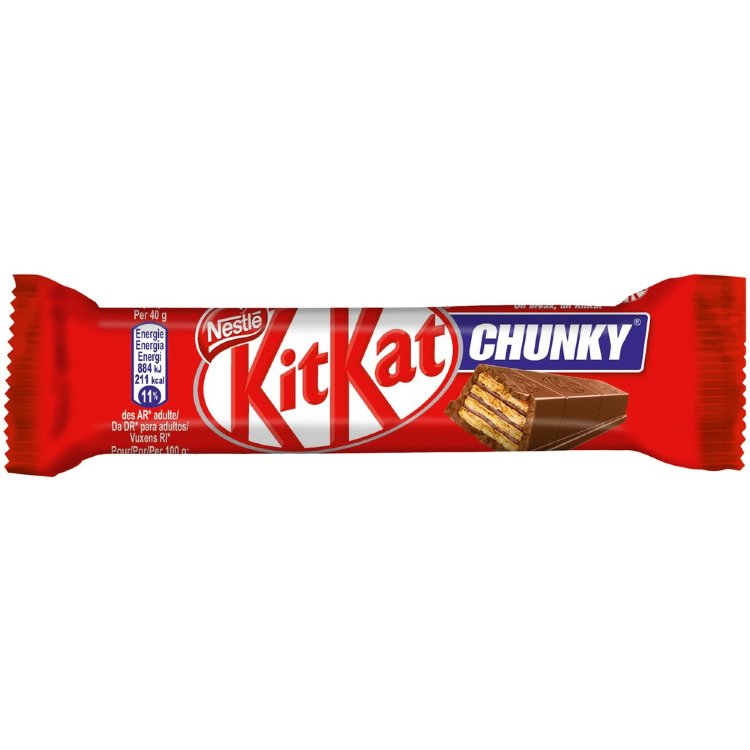 Nestlé Kit Kat Chunky 40g Chocolate Coated Waffle Bar