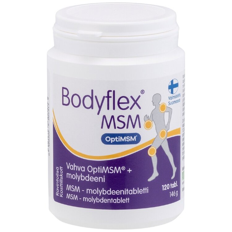 Bodyflex MSM MSM-molybdenum tablets 120 tabs