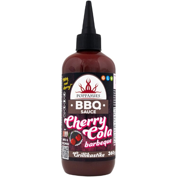 Poppamies BBQ Sauce Cherry Cola Barbecue Grill Sauce 360g
