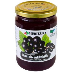 Meritalo Finnish Blackcurrant Jam 410g
