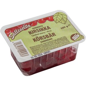 Sallinen Cherry Red Candied 100g