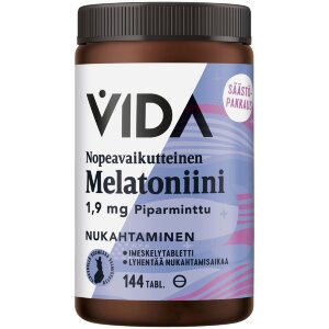 Vida Dietary Supplement Melatonin 1.9 mg Fast-Acting Peppermint Flavor 144 Tablets / 32 g