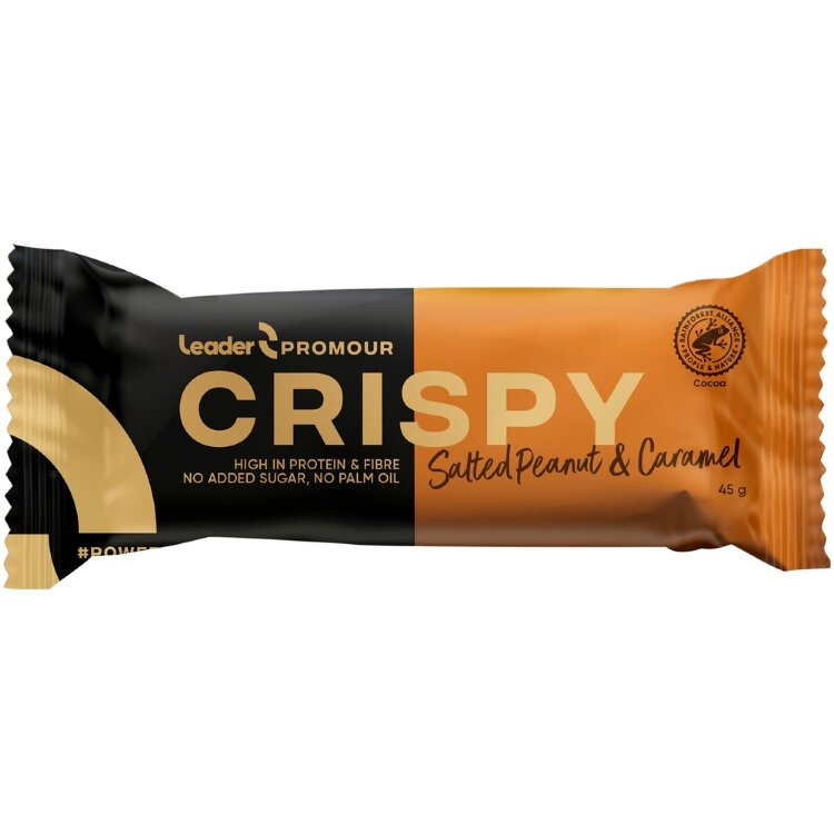 Leader Promour Crispy Salty Peanut & Toffee Protein Bar 45 g