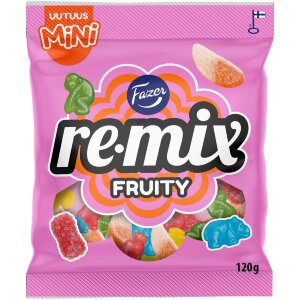 Fazer Remix Mini Fruity Candy Bag 120g