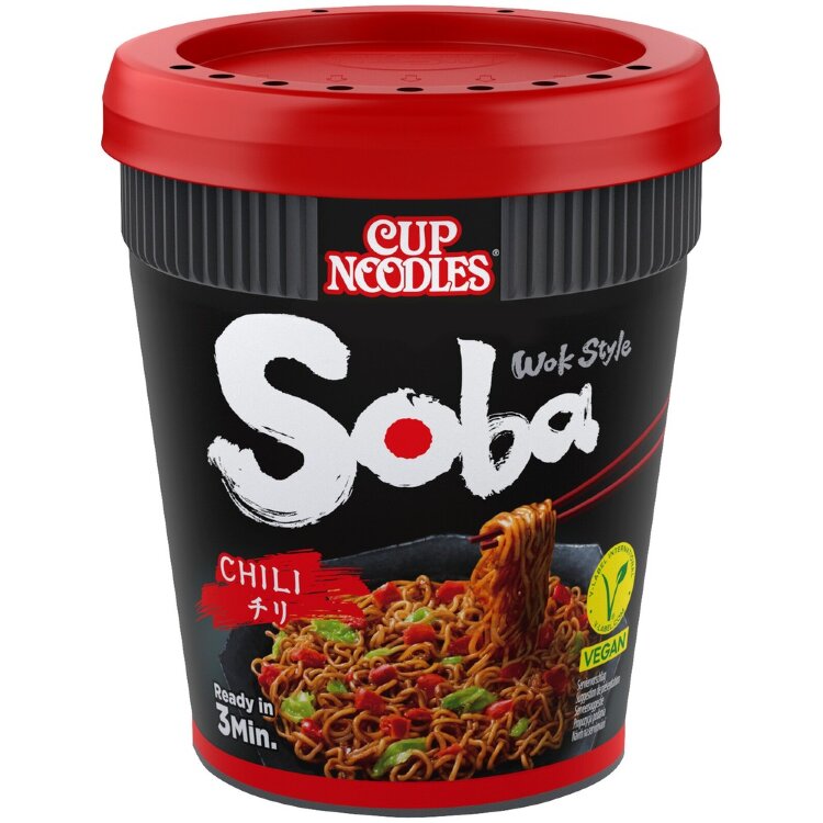Nissin 92g Soba Cup Chili Noodle