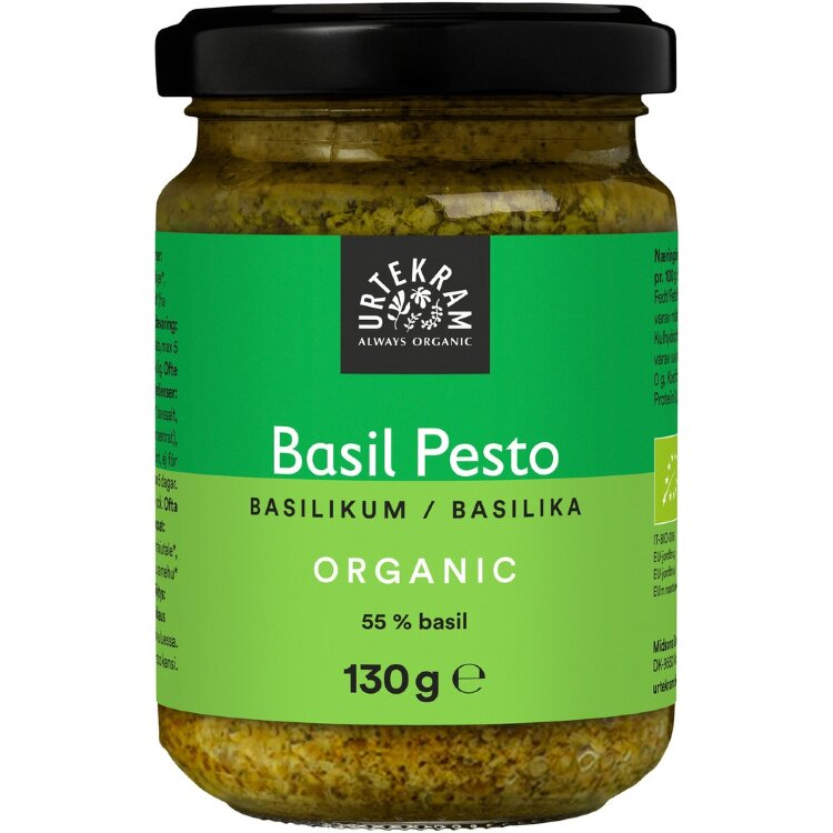URTEKRAM Organic Basil Pesto 130g