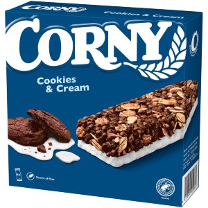 Corny Cookies & Cream Snack Bar 6x23g