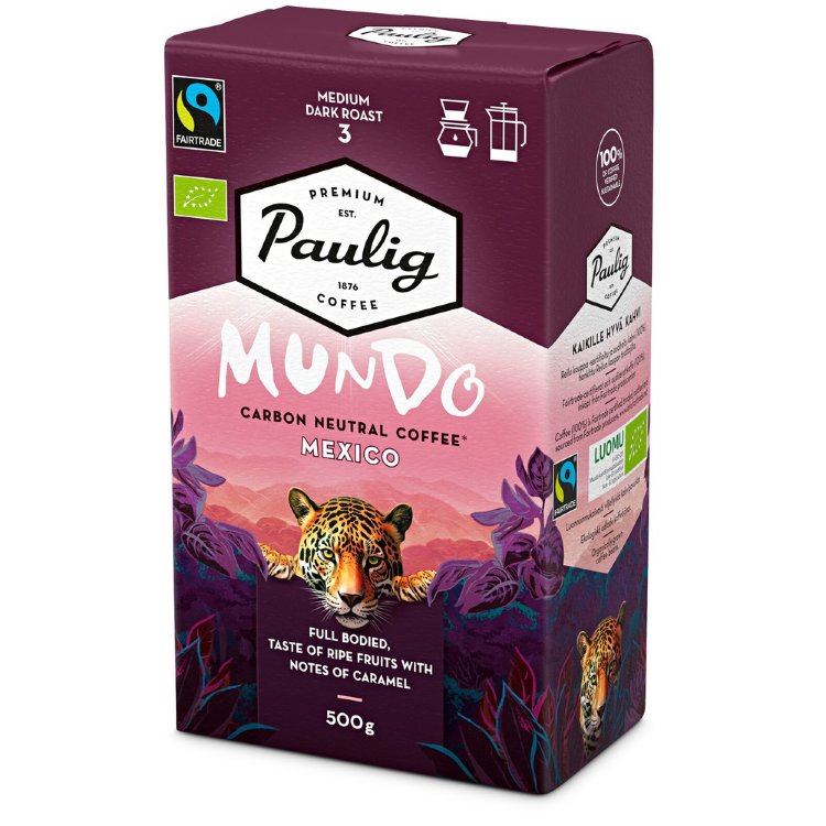 Paulig Mundo Mexico Organic Coffee Filter Grind 500g
