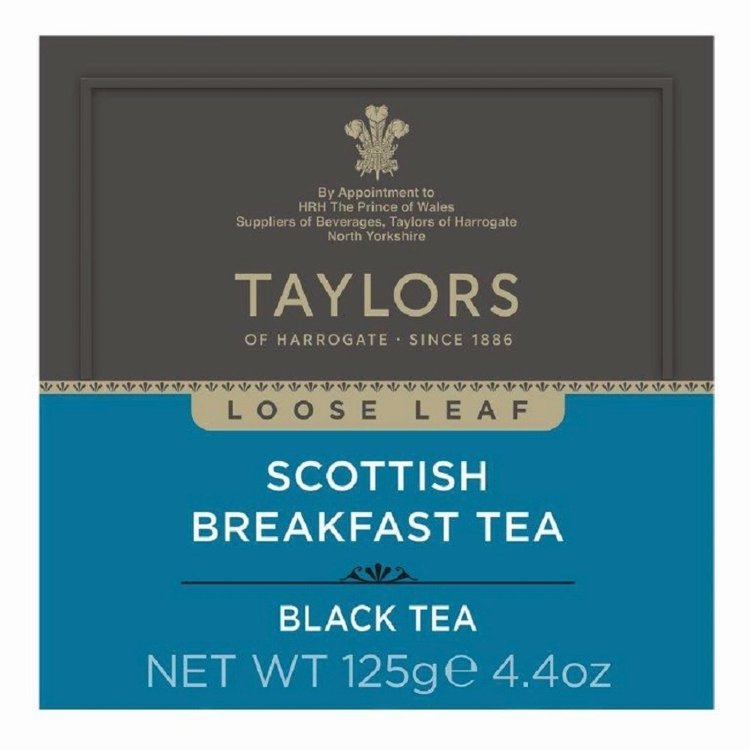 Taylors Of Harrogate 125g Scottish Breakfast Loose Tea Black Loose Tea