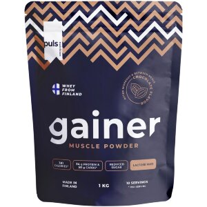 PULS Gainer Muscle Powder Drink Powder Chocolate 1kg