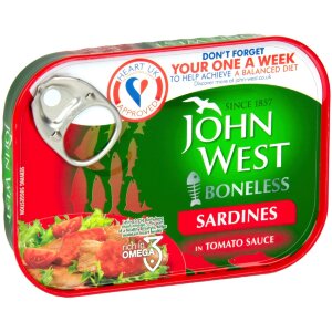 John West Boneless Sardines in Tomato Sauce 95g
