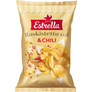 Estrella Browned Butter & Chili Chips 275g