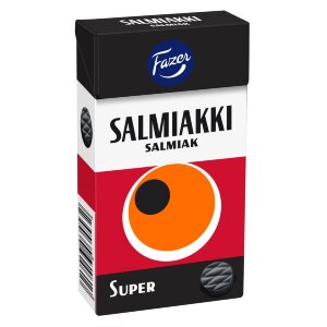 Fazer Super Salmiakki Salmiak Licorice Pastilles 38g