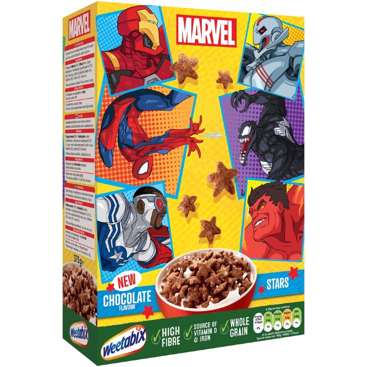 Weetabix Disney Chocolate Flavored Wheat Cereal 375g