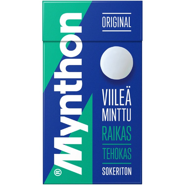 Mynthon Original Cool Mint Sugar-Free Throat Lozenge 39g