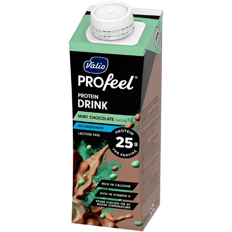 Valio PROfeel® Protein Drink Mint Cocoa 250 ml UHT Lactose-Free