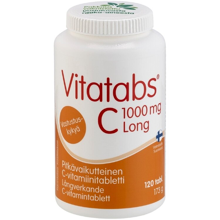 Vitatabs C 1000 mg Long Long-Acting Vitamin C Tablet 120 Tabs