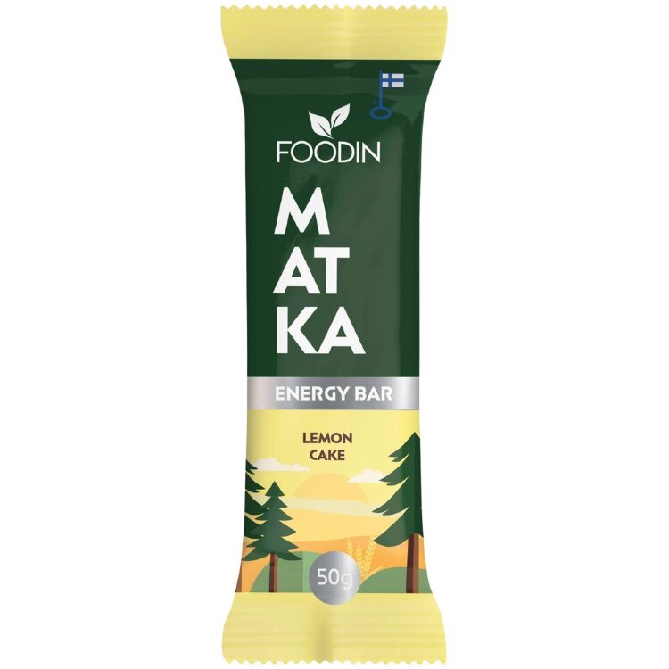 Foodin MATKA Energy Bar, Lemon Cake, 50g