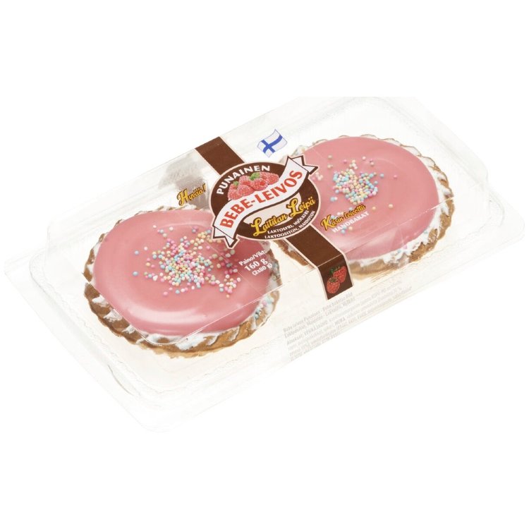 Laitilan Leipä Bebe Pastry Red 2 x 80 g Lactose-Free, Dairy-Free