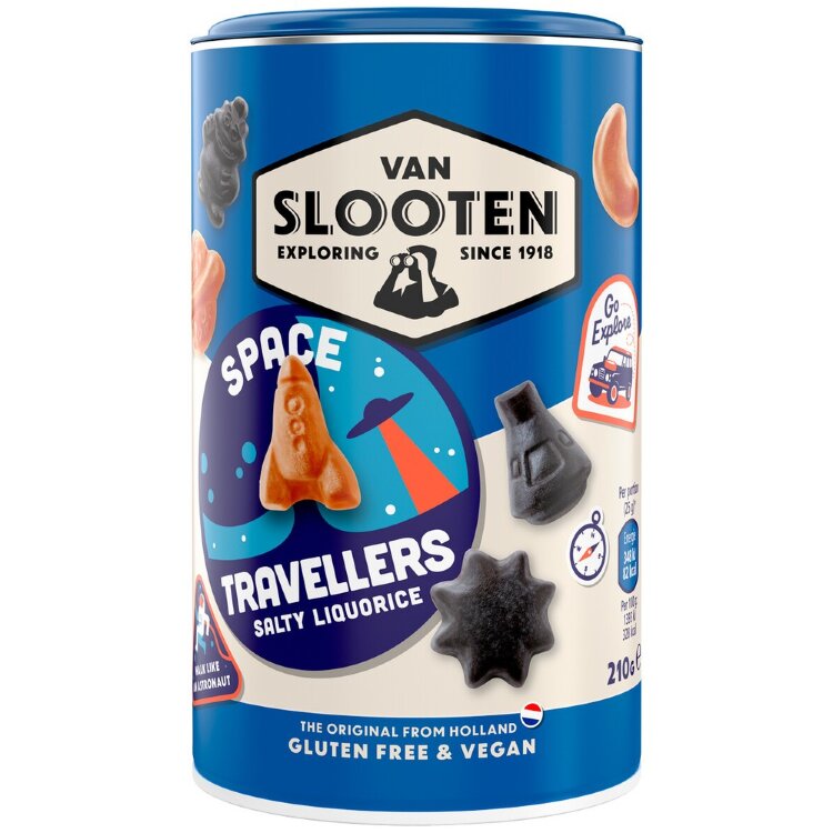 Van Slooten Space Travellers 210g Vegan Friendly Gluten Free