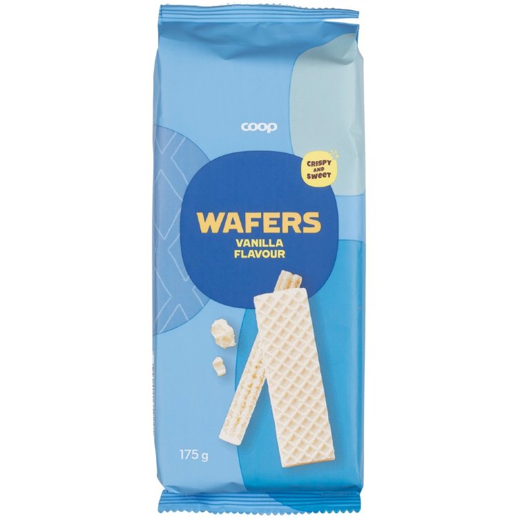 Coop Waffles Vanilla 175 g