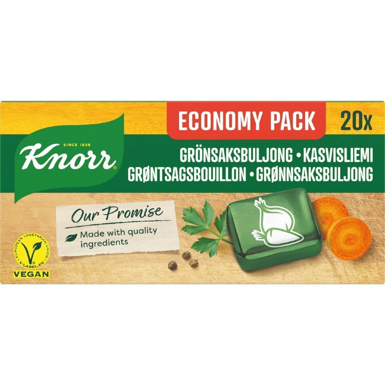 Knorr Vegetable Stock Cube 20x10g