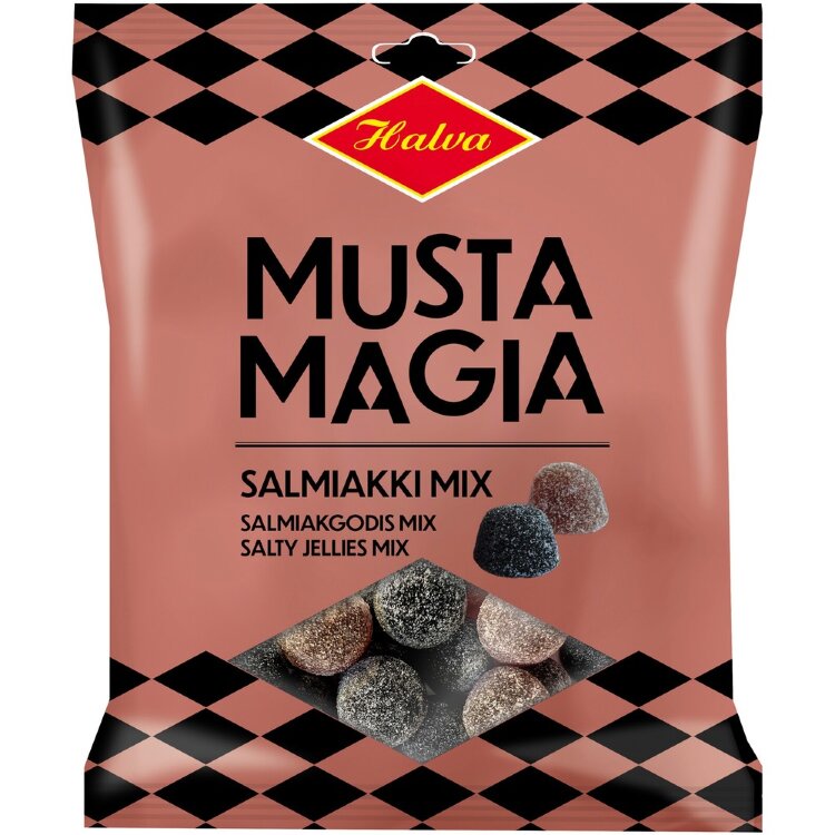 Halva Black Magic Salmiakki Mix 110 g