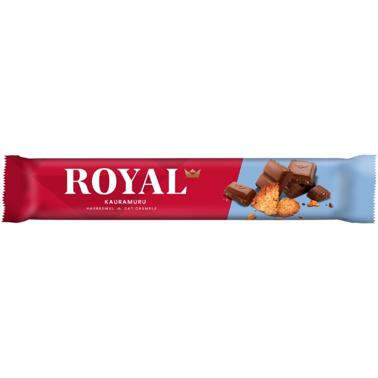 Royal Oat Crumble Chocolate Bar 45g