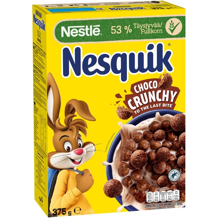 Nestlé Nesquik 375g Cocoa Cereals from Wheat and Corn
