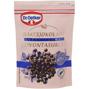 Dr. Oetker Dark Chocolate Chips For Baking 100g