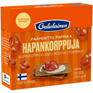 Oululainen Roasted Paprika Sour Crispbread 200 g