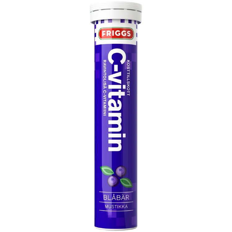 Friggs 1000mg Vitamin C Effervescent Tablet Blueberry 20pcs