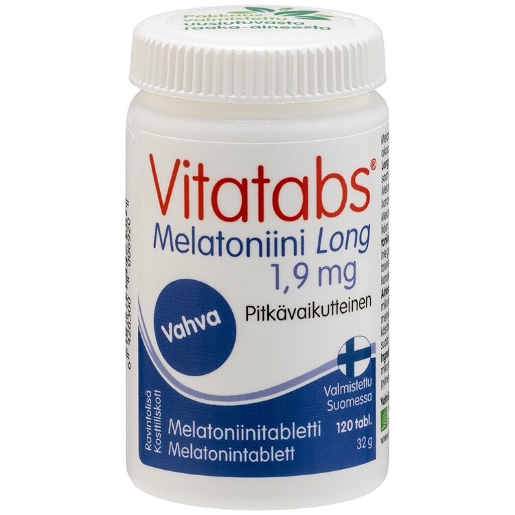 Vitatabs Melatonin Long 1.9mg Long-Acting 120 Tablets