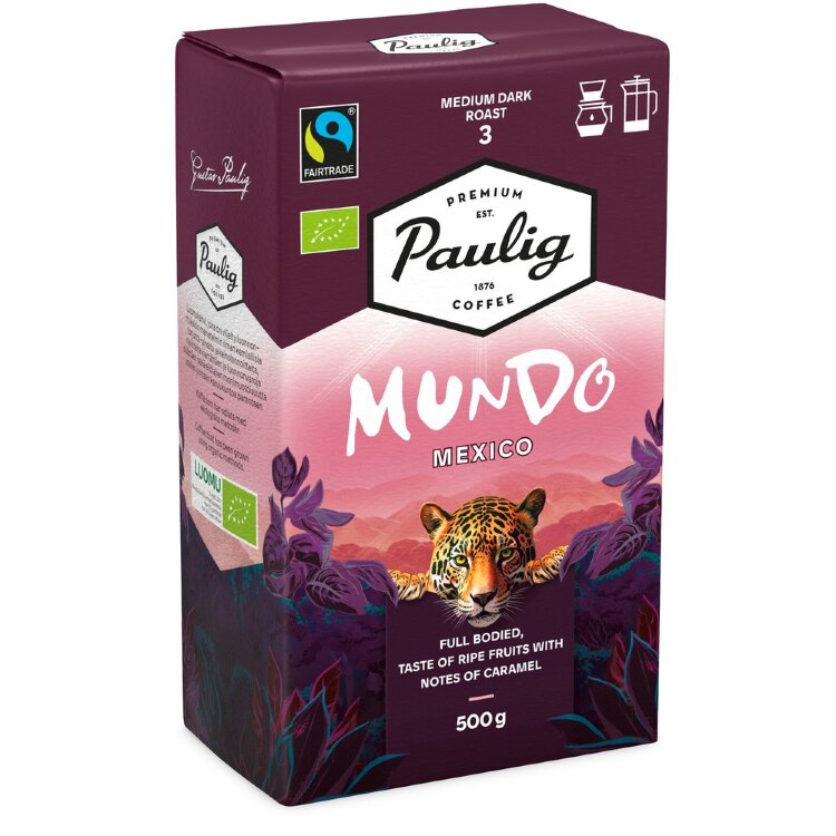 Paulig Mundo Mexico Organic Coffee Filter Grind 500g