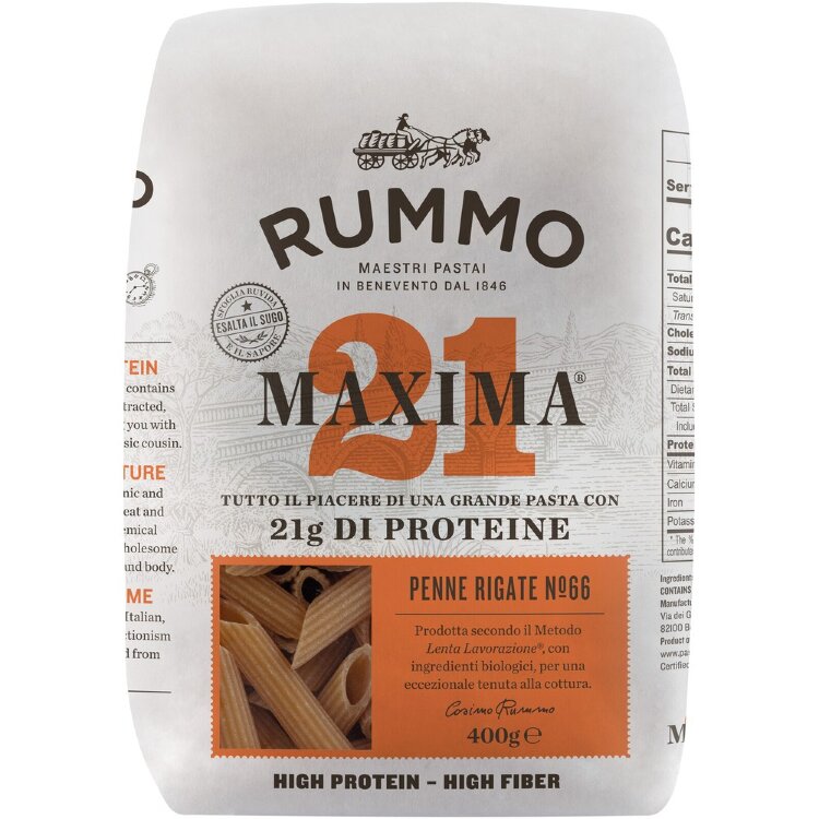 Rummo Maxima Penne Rigate No 66 400g Organic